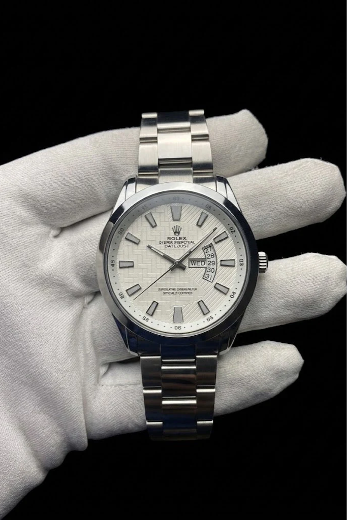 Rolex Textured White