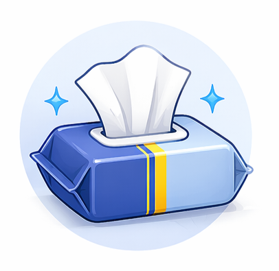 📦 80 منديل في العبوة