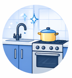 🏠 لكل أسطح المطبخ