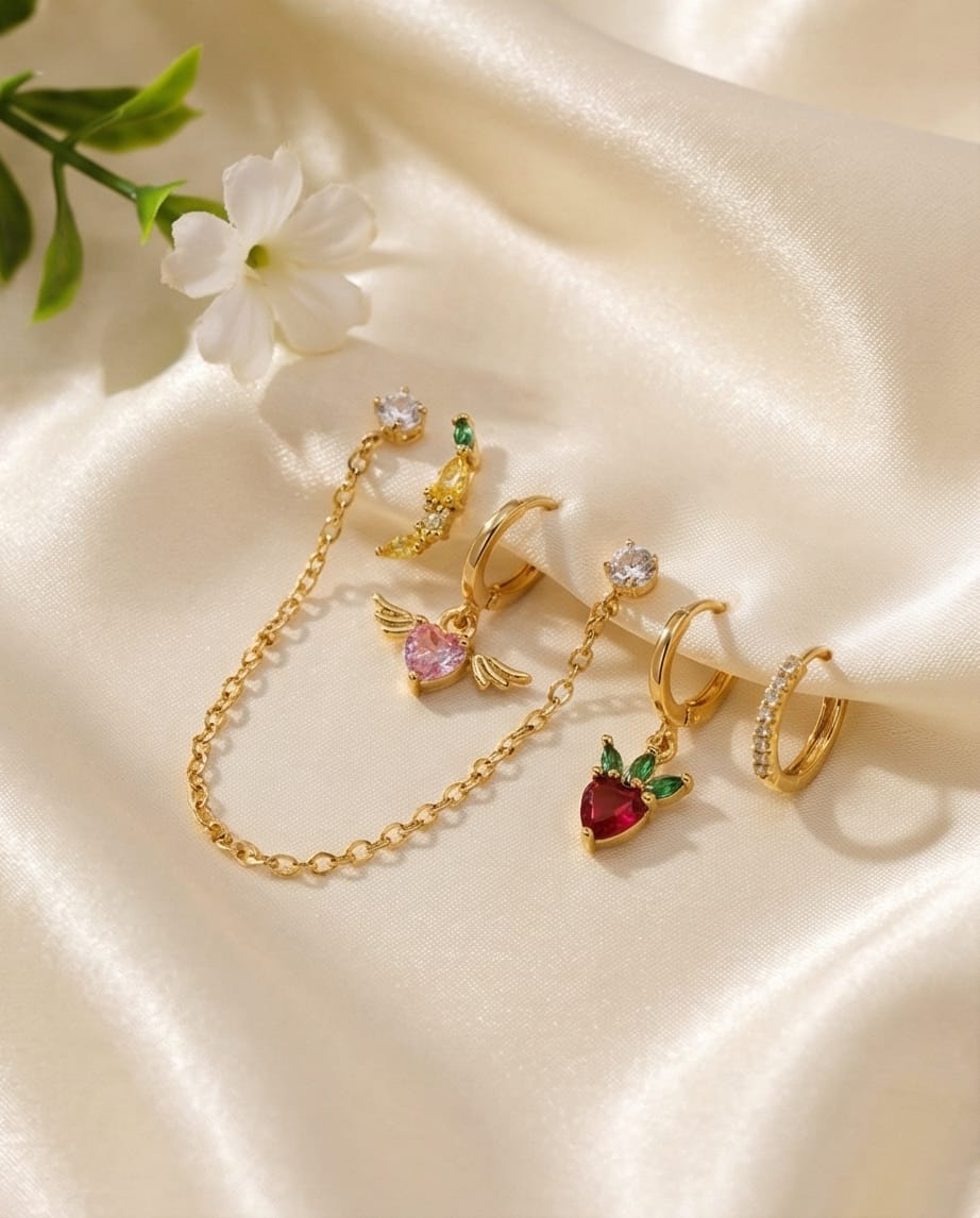 6Pcs Gold Cartilage Earring