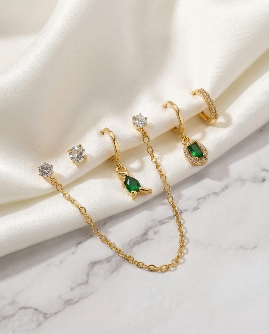 6Pcs Gold Cartilage Earring