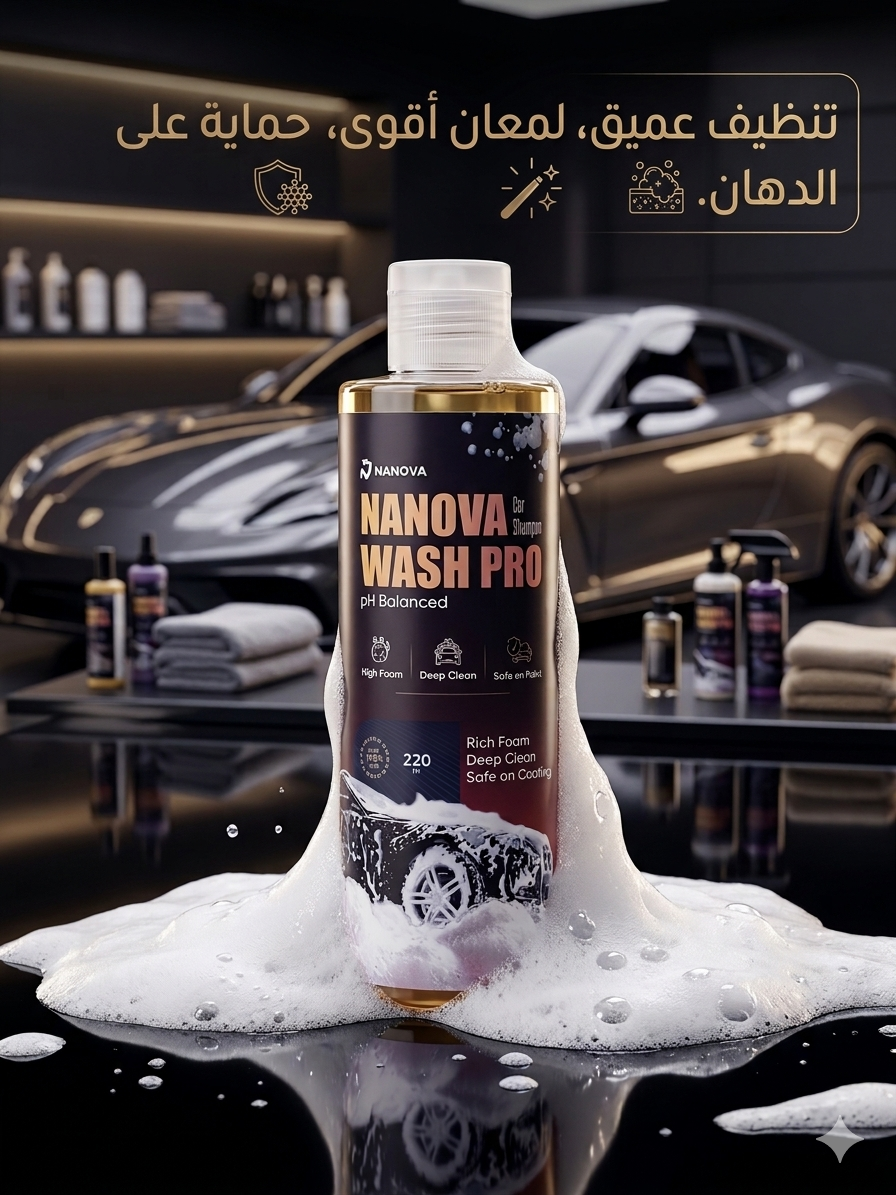 أضرار غسيل السيارة بصابون المواعين