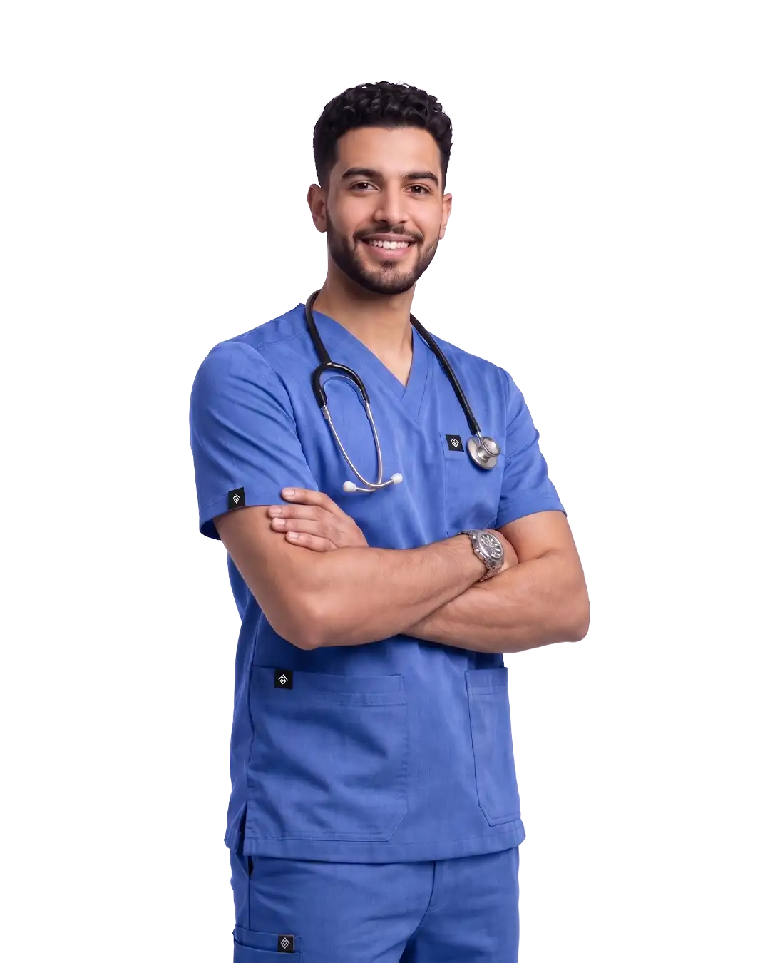 BM Essential Cut – Men's Medical Scrub Set
