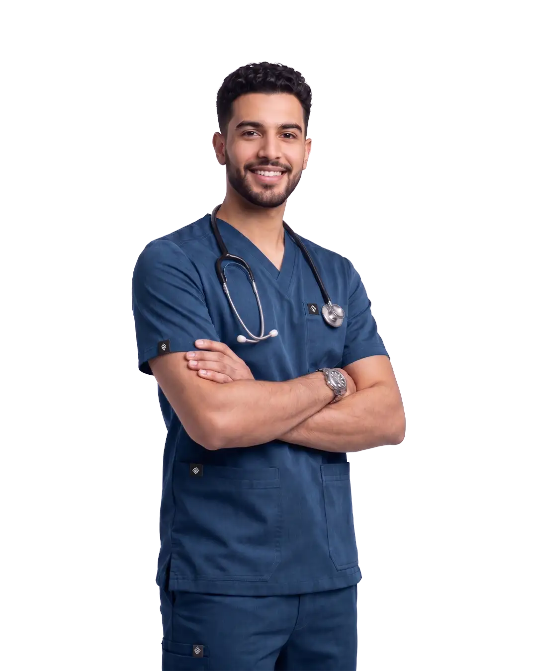 BM Essential Cut – Men's Medical Scrub Set