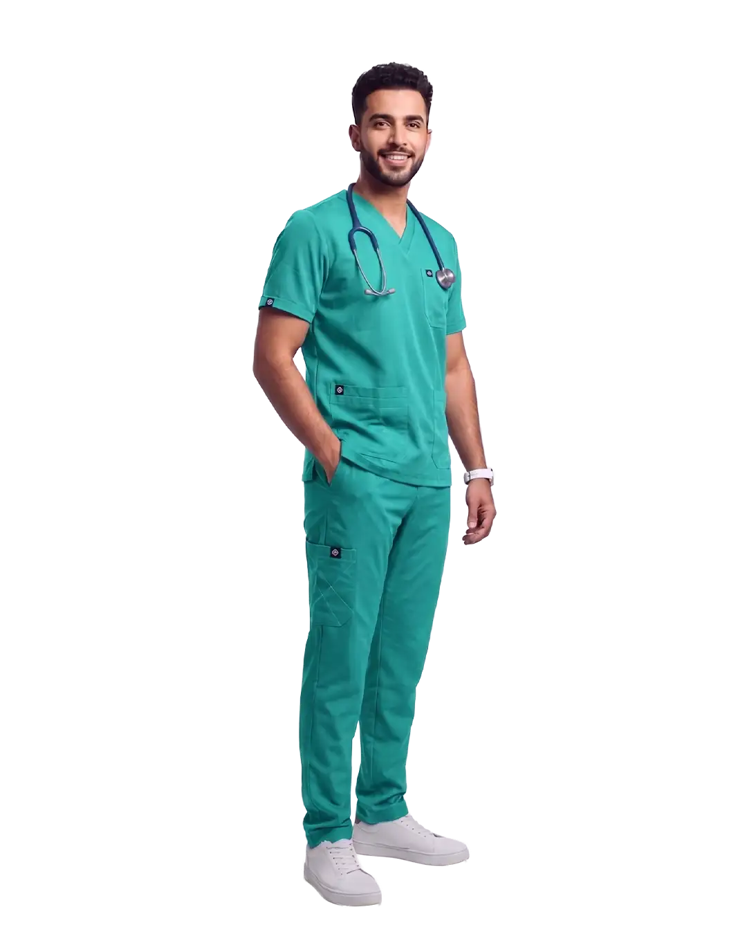 BM Essential Cut – Men's Medical Scrub Set