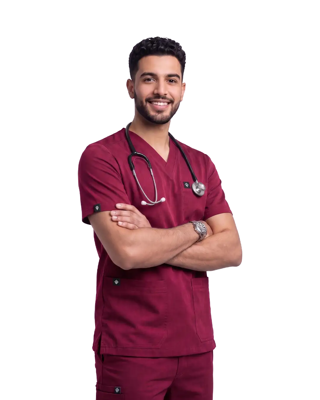 BM Essential Cut – Men's Medical Scrub Set