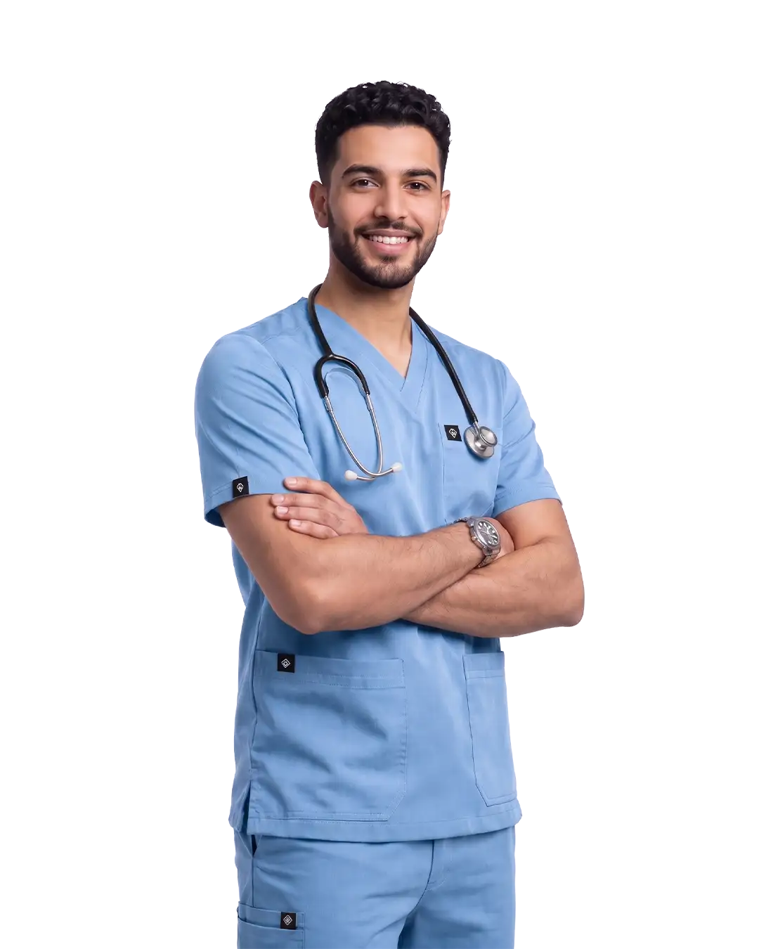BM Essential Cut – Men's Medical Scrub Set