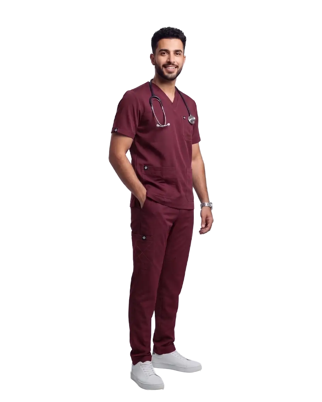 BM Essential Cut – Men's Medical Scrub Set