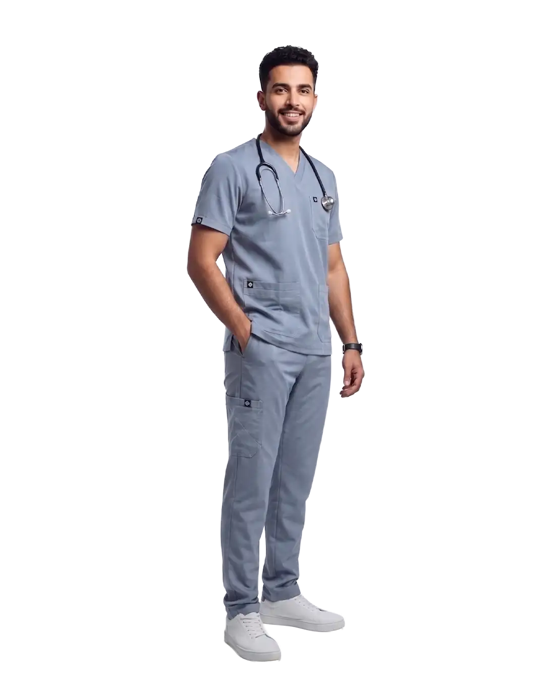 BM Essential Cut – Men's Medical Scrub Set
