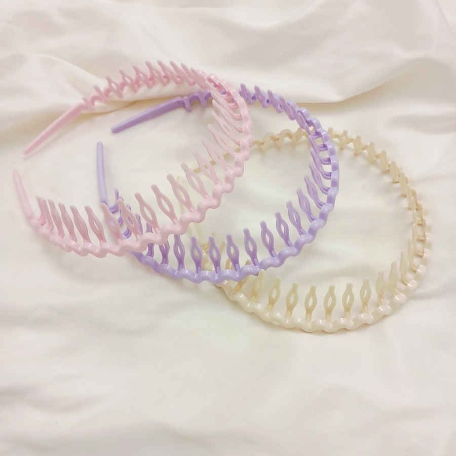Wave Pastel Minimalist Hairband with Teeth
