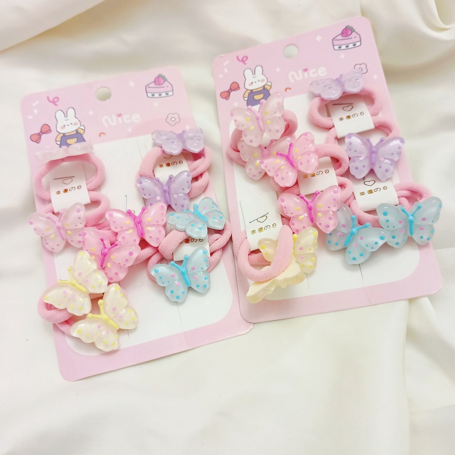 Kids Butterflies Hair Ties