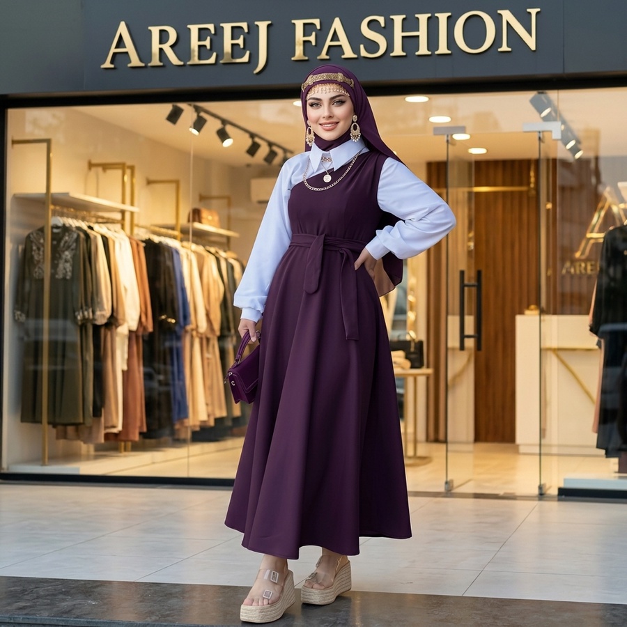 طقم قطعتين طقم Royal Blue Chic خامة CPH مستورد 0142