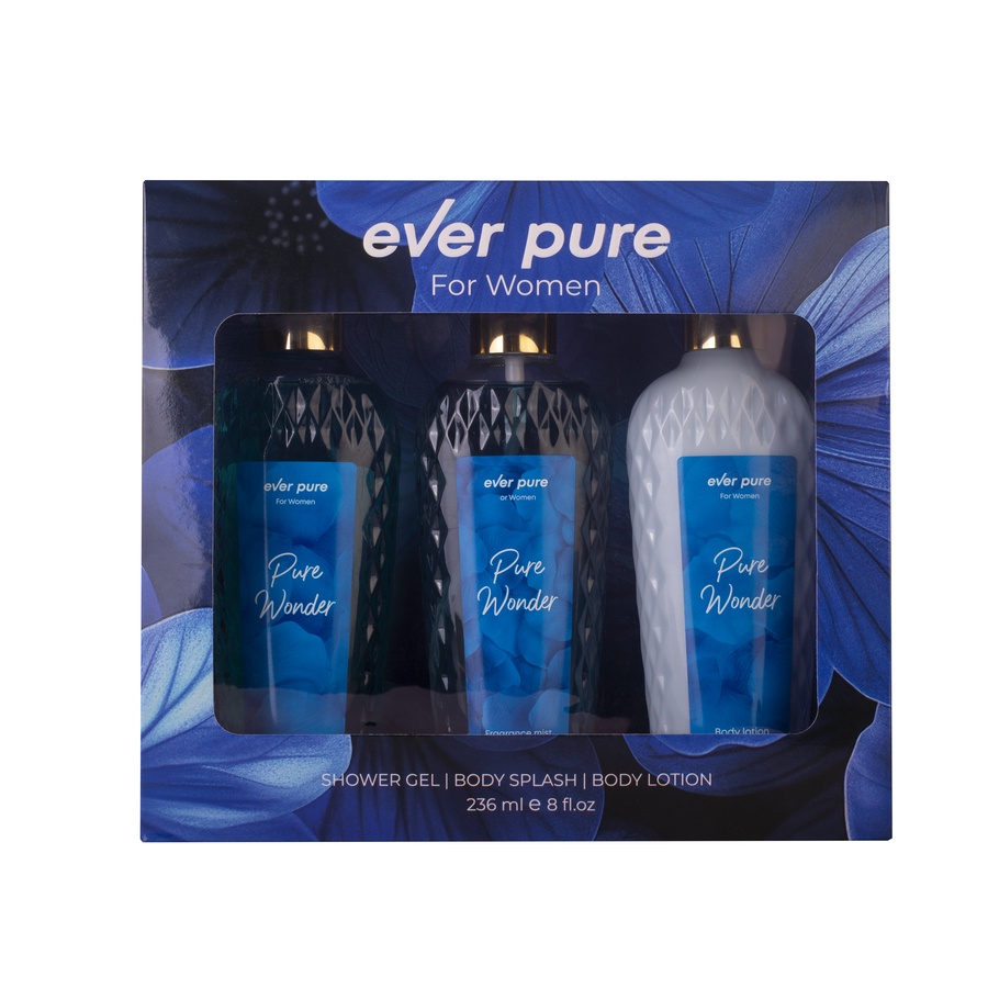 ايفر بيور بوكس - Pure Wonder-بادى سلاش + بادى لوشن + شاور جيل