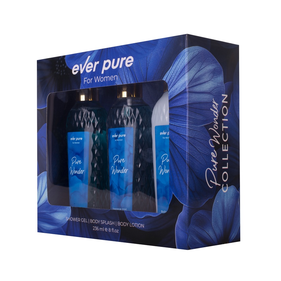 ايفر بيور بوكس - Pure Wonder-بادى سلاش + بادى لوشن + شاور جيل