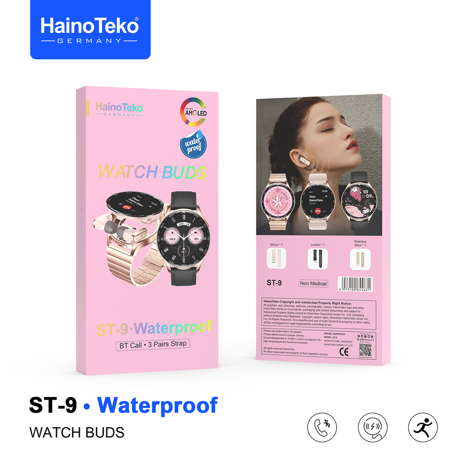 ساعة Haino Teko ST-9 – ساعة ذكية بسماعات لاسلكية مدمجة