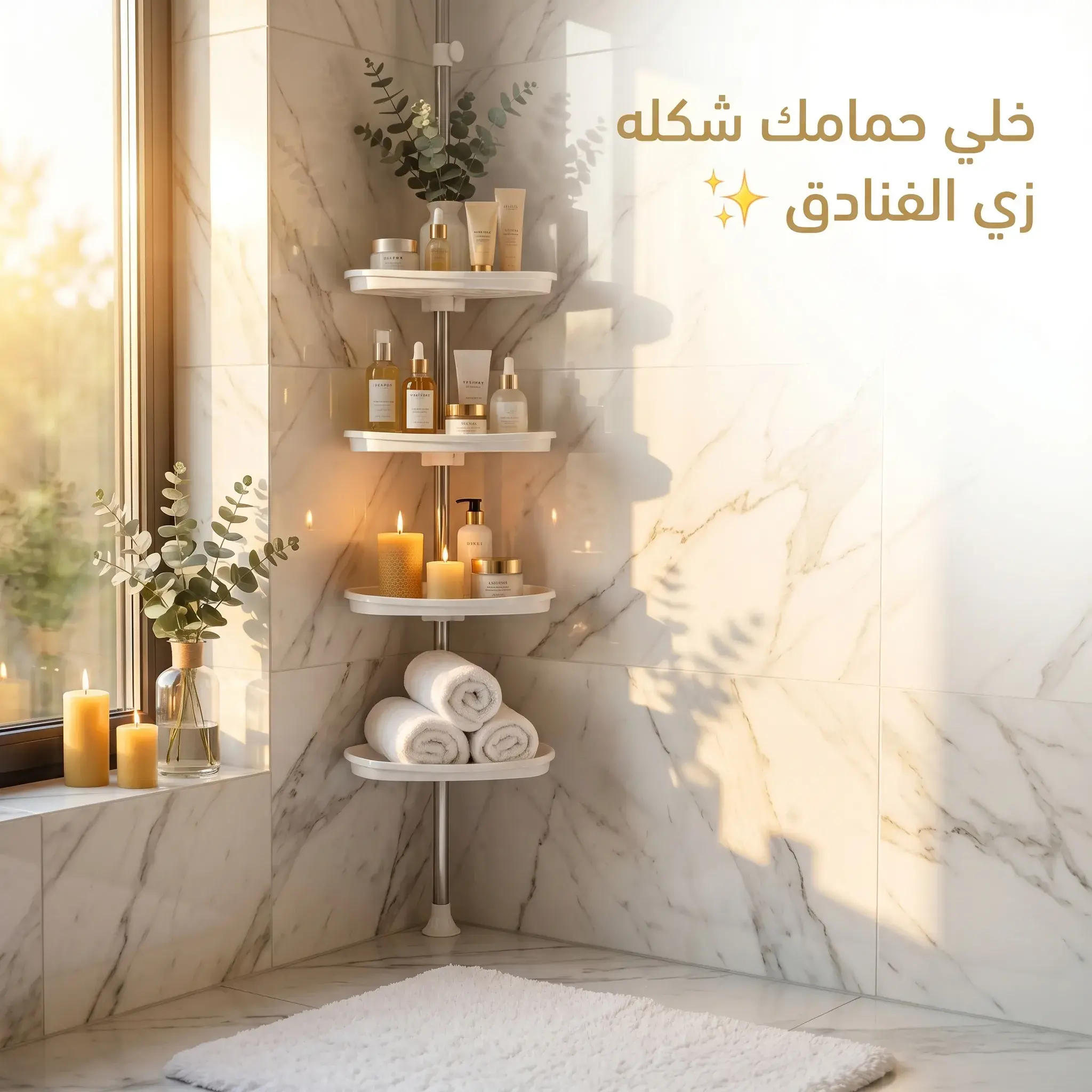 ركنة حمام استانلس 3.5 متر
