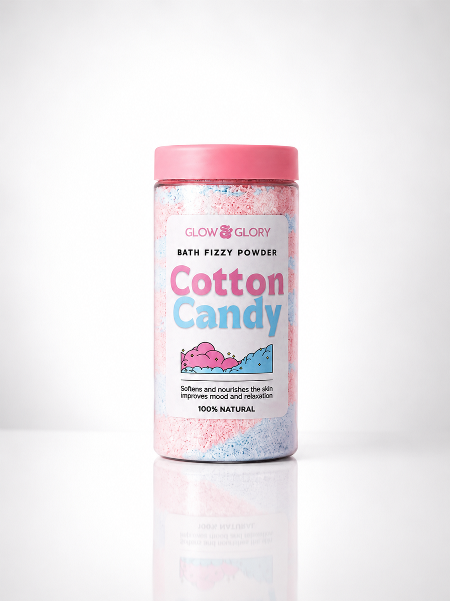 Cotton Candy Bath Fizzy Powder 500g - املاح فوارة للاستحمام