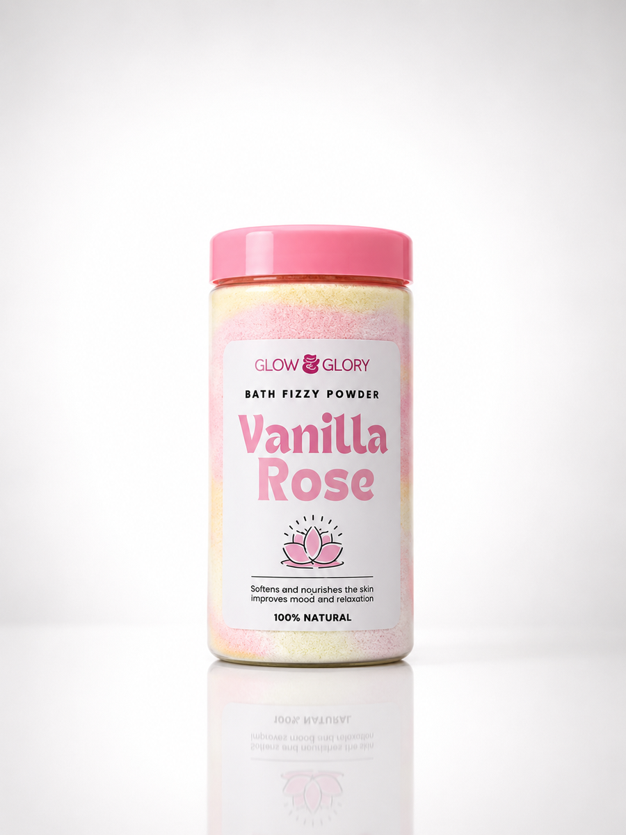 Vanilla Rose Bath Fizzy Powder - املاح فوارة للاستحمام 500g