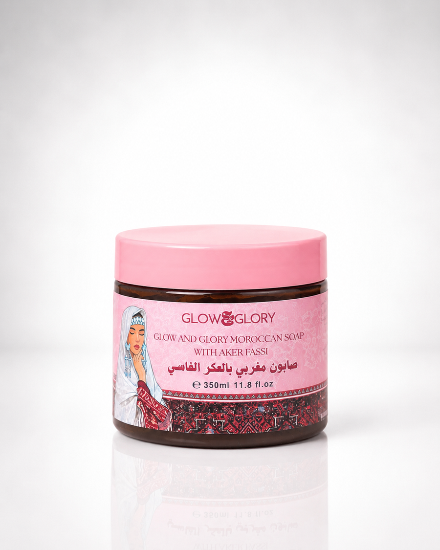 صابون مغربي بالعكر الفاسي Glow & Glory