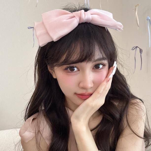 soft big bow cute headband