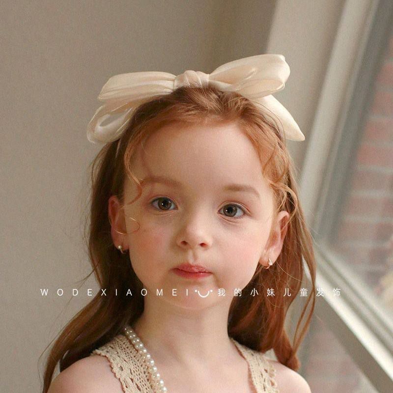 soft big bow cute headband