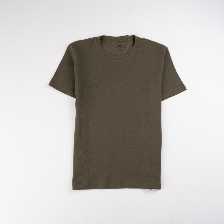 Waffle Cotton T-Shirt — Summer Essential