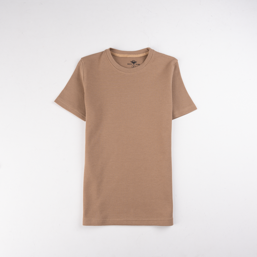 Waffle Cotton T-Shirt — Summer Essential