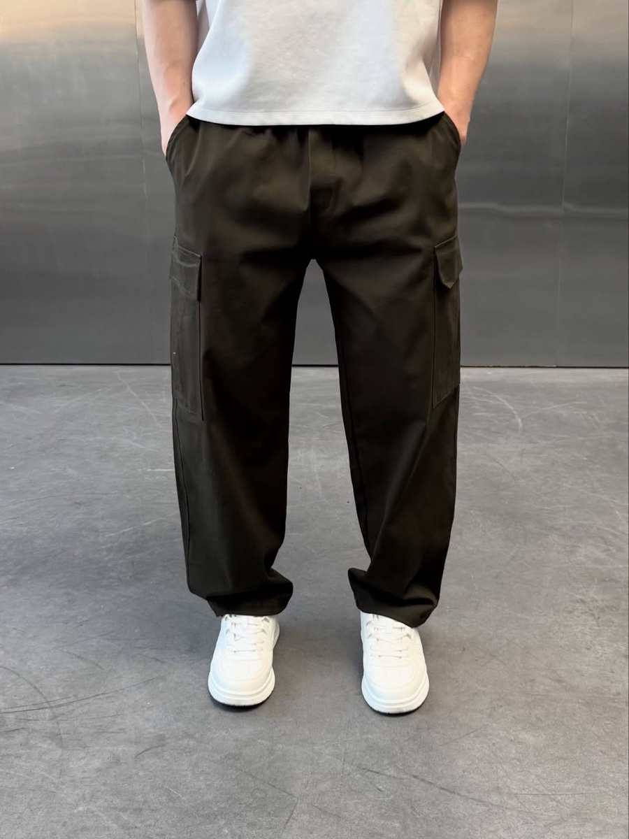 Gabardine Cargo Pants