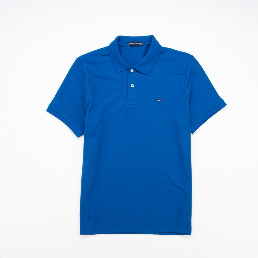 Cotton Polo — Embroidered Collar