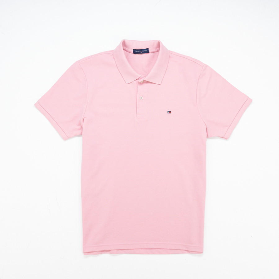 Cotton Polo — Embroidered Collar