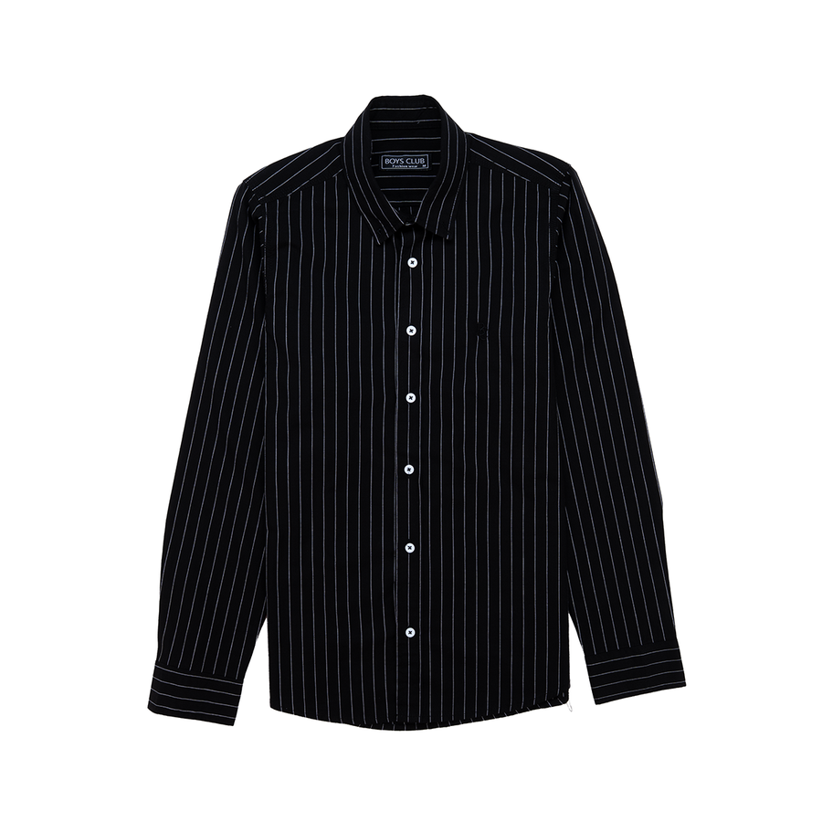 Striped Cotton Shirt — Relaxed Fit