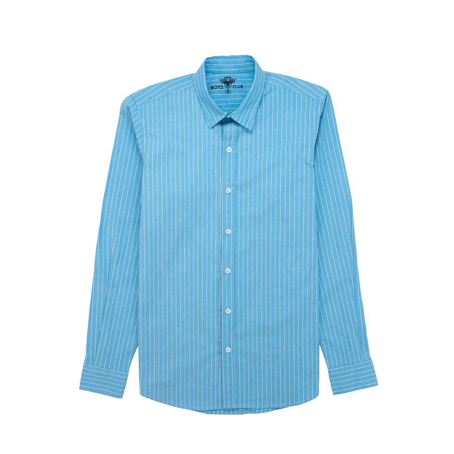 Striped Cotton Shirt — Relaxed Fit