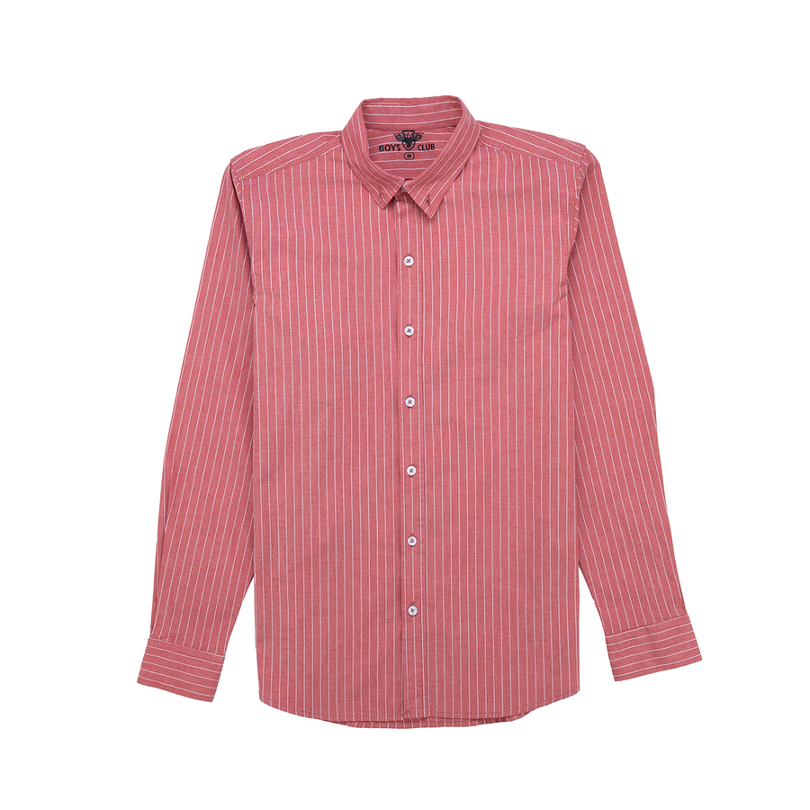 Striped Cotton Shirt — Relaxed Fit