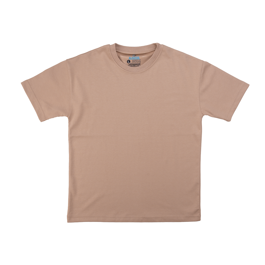 versized Interlock Cotton Tee