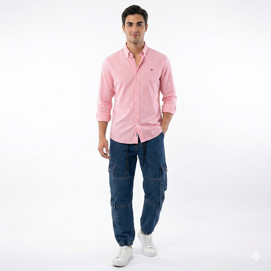 Checked Dacron Shirt — Smart Casual