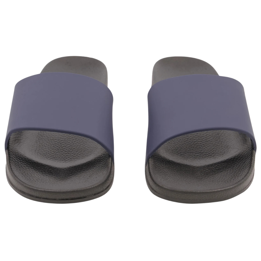 RBX, Men Brand Logo Slip On Slide, Navy