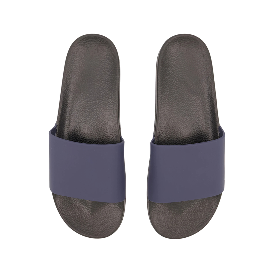 RBX, Men Brand Logo Slip On Slide, Navy