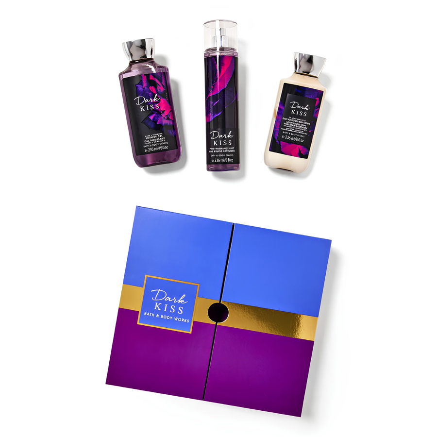 Bath & Body Works, Dark Kiss Set, Gift Box