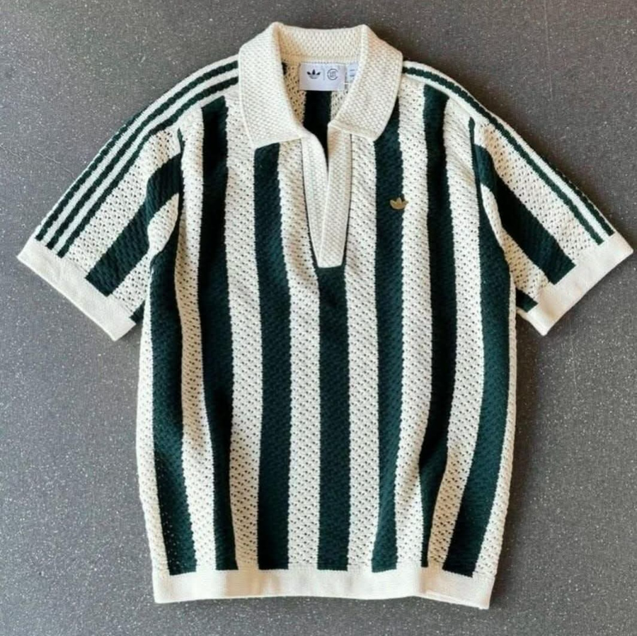  Knitted Polo Shirt — Soft Knit, Short Sleeve
