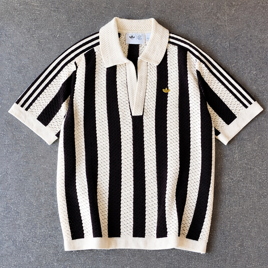  Knitted Polo Shirt — Soft Knit, Short Sleeve