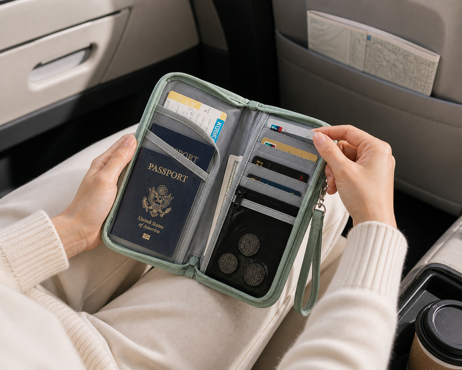 All-In-One Airport Travel Organizer Wallet