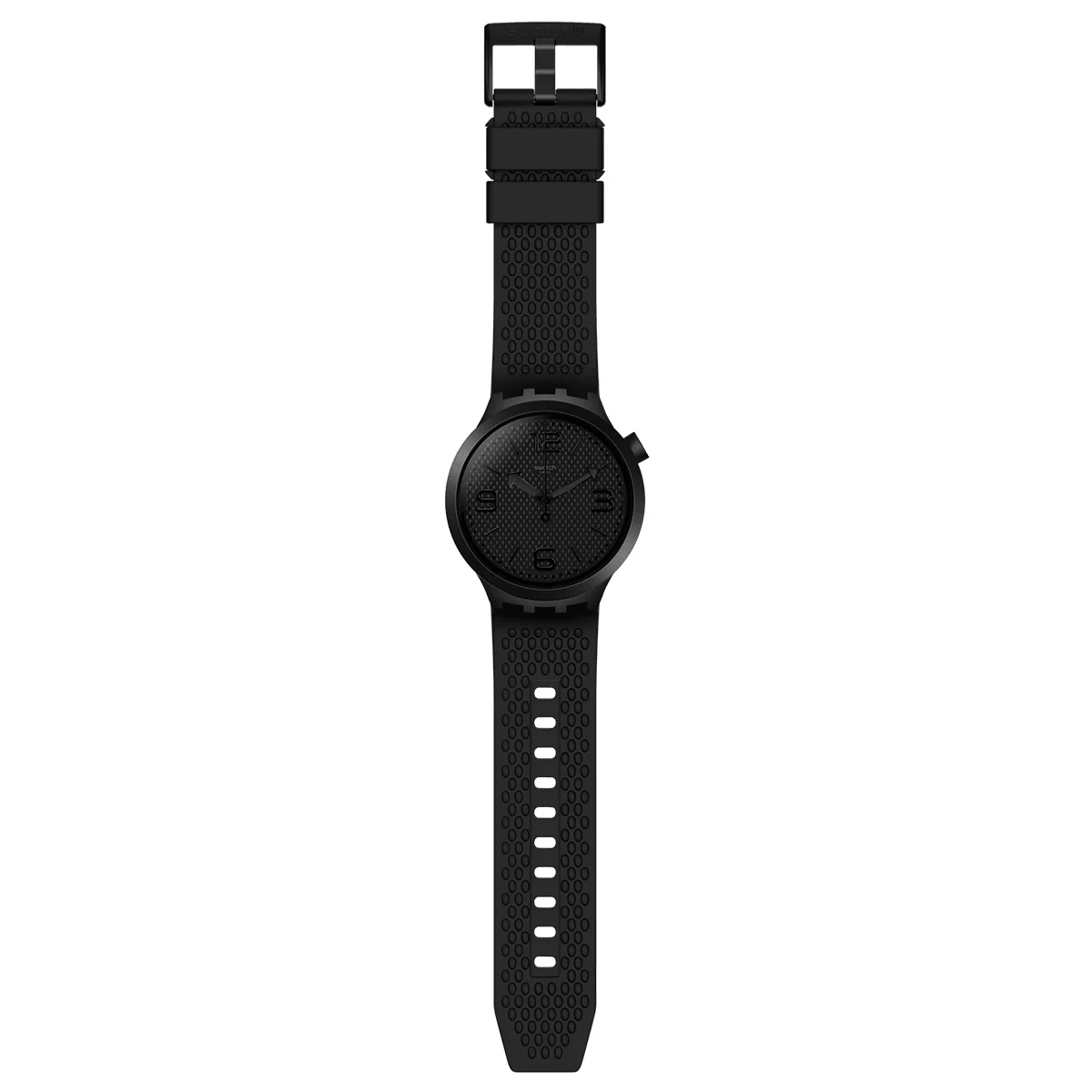 Black Silicone Men’s Watch