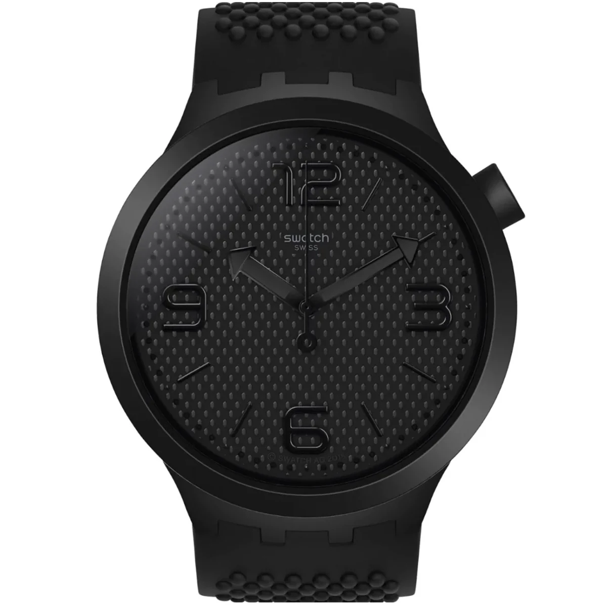 Black Silicone Men’s Watch