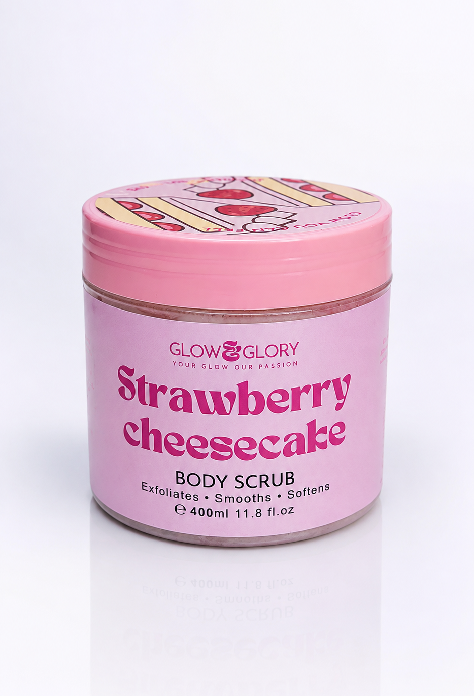 سكراب الجسم تشيز كيك 400ml من Glow & Glory