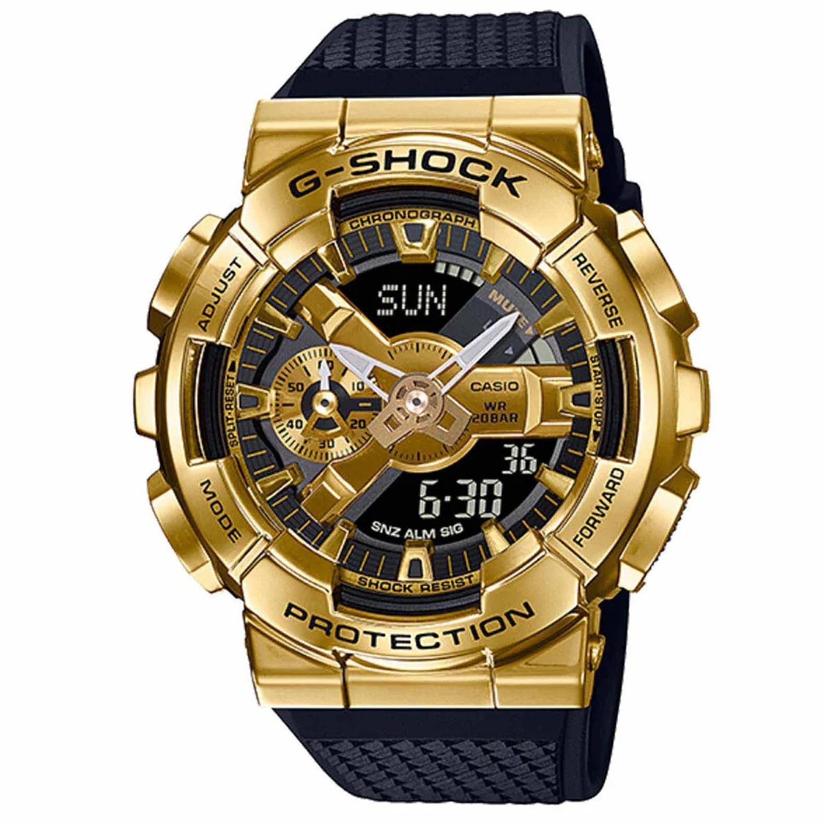 Gold & Black Men’s Sport Watch