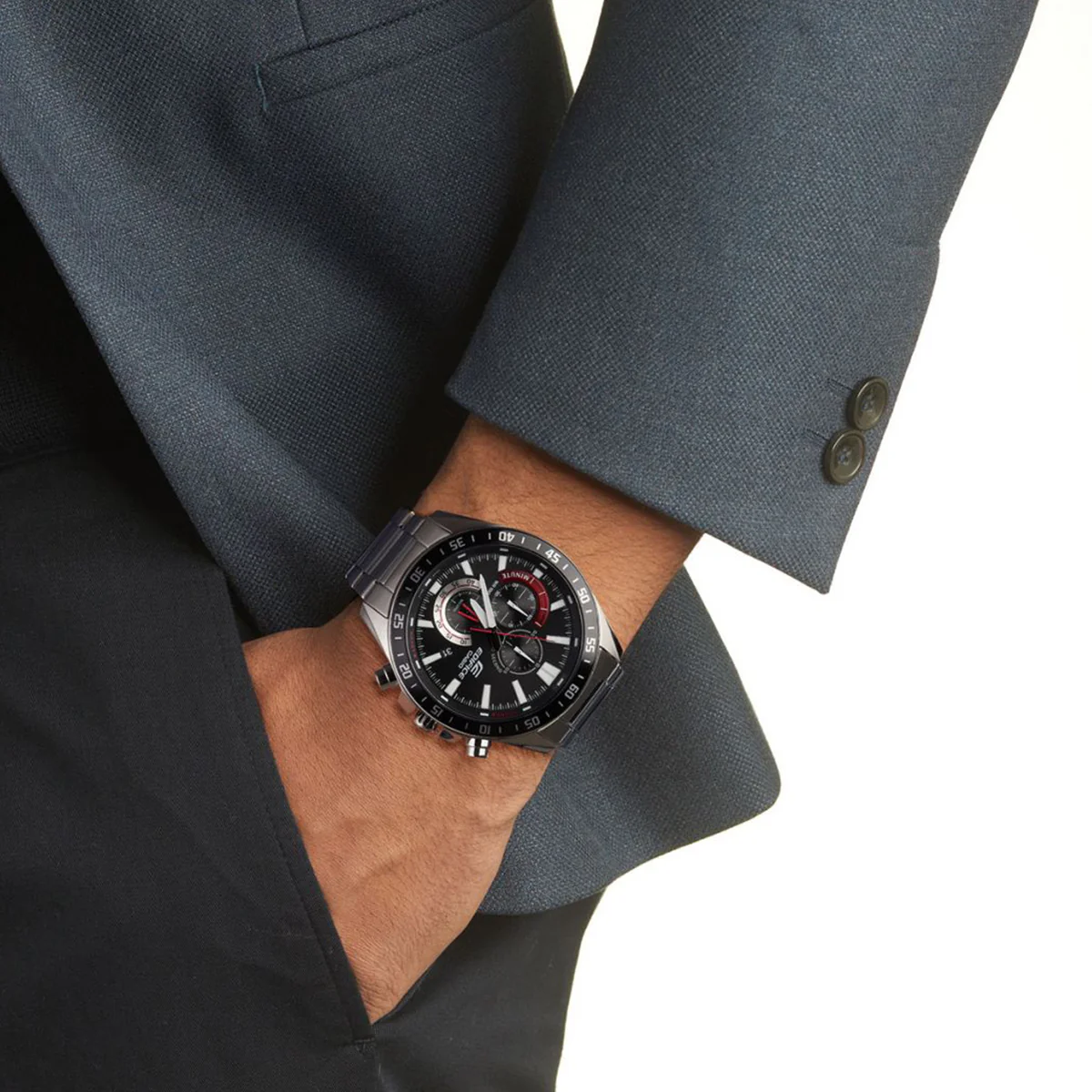 Stainless Steel Chronograph Men’s Watch