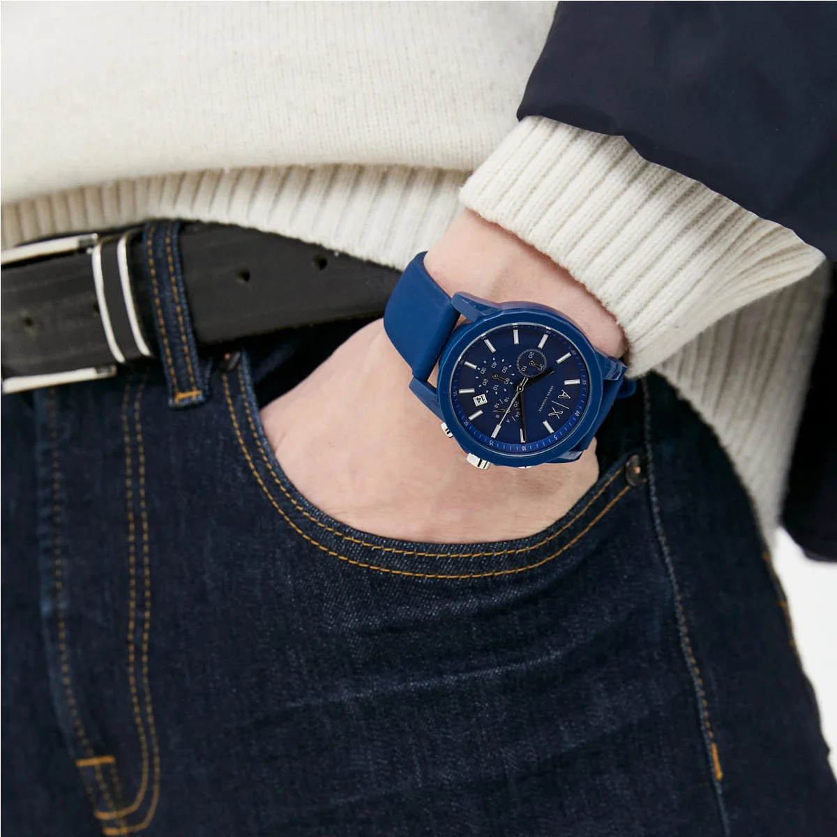 Blue Chronograph Men’s Watch