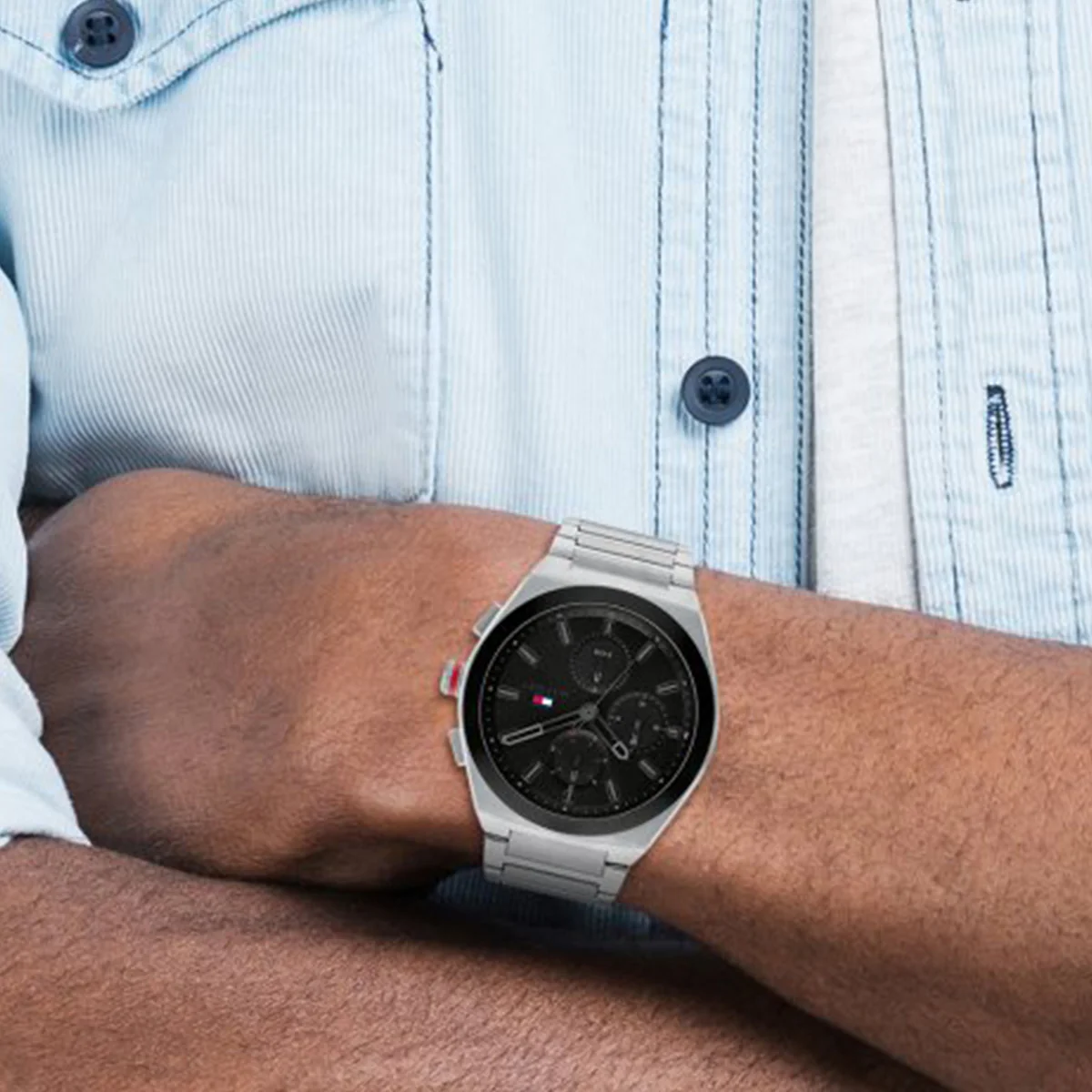 Black Stainless Steel Men’s Watch