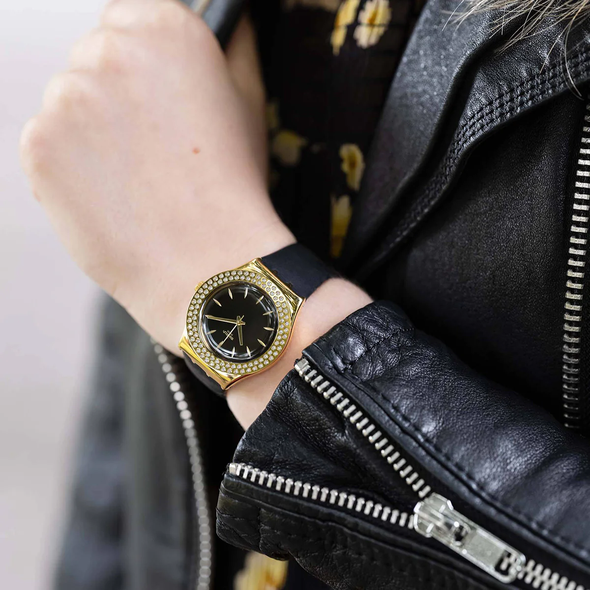 Swatch Goldy Show YLG141 Women’s Watch