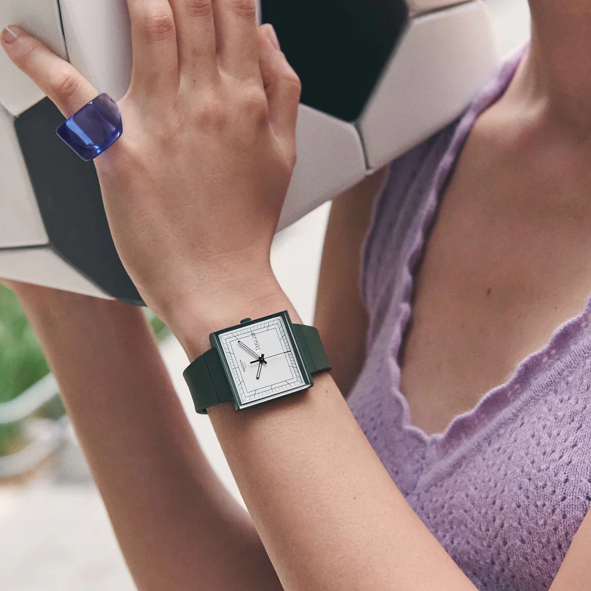Swatch WHAT IF…GREEN SO34G700 Watch
